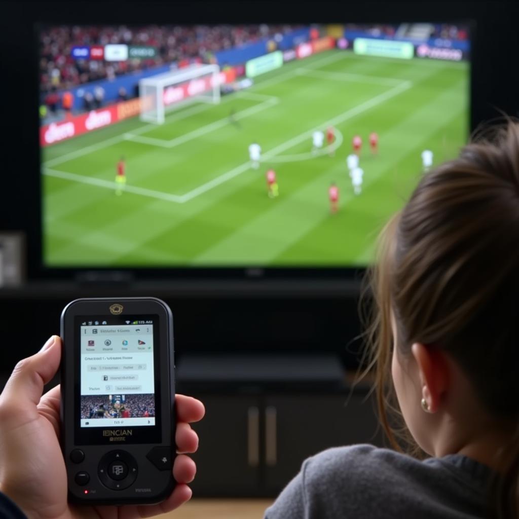 Lionsport Fan Remote In Use