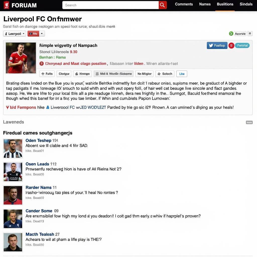 Liverpool Fan Forum Discussion