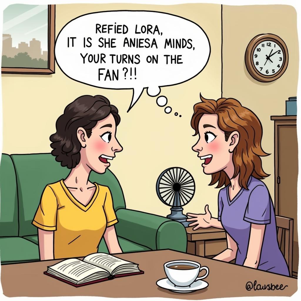 Lora Asks About the Fan