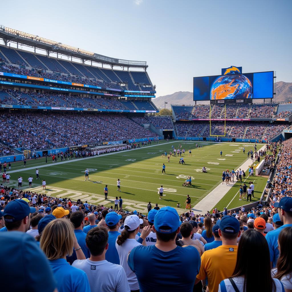 Chargers Fans at SoFi Stadium