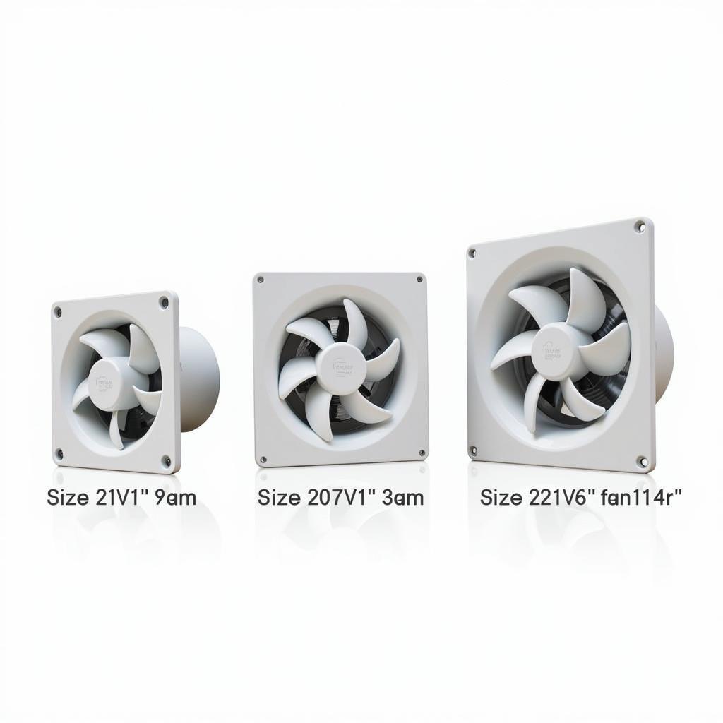 Comparing Sizes of Low Voltage Extractor Fans