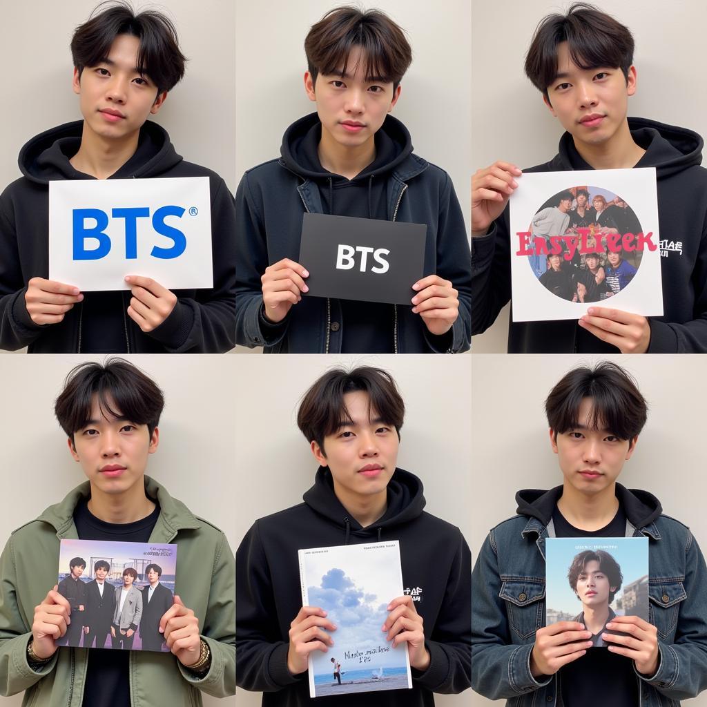 Male Fans Showing Support for BTS