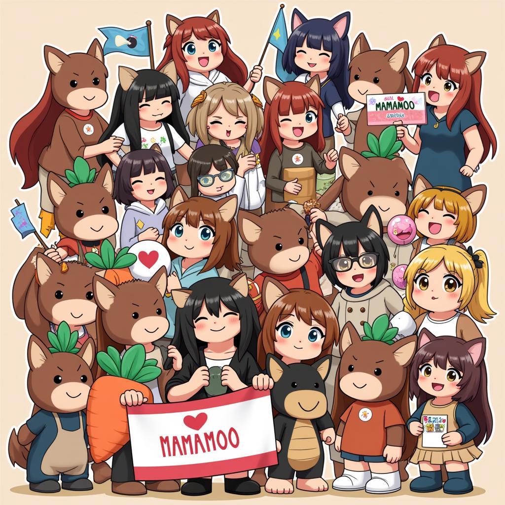 MooMoos from different countries gather to celebrate Mamamoo.