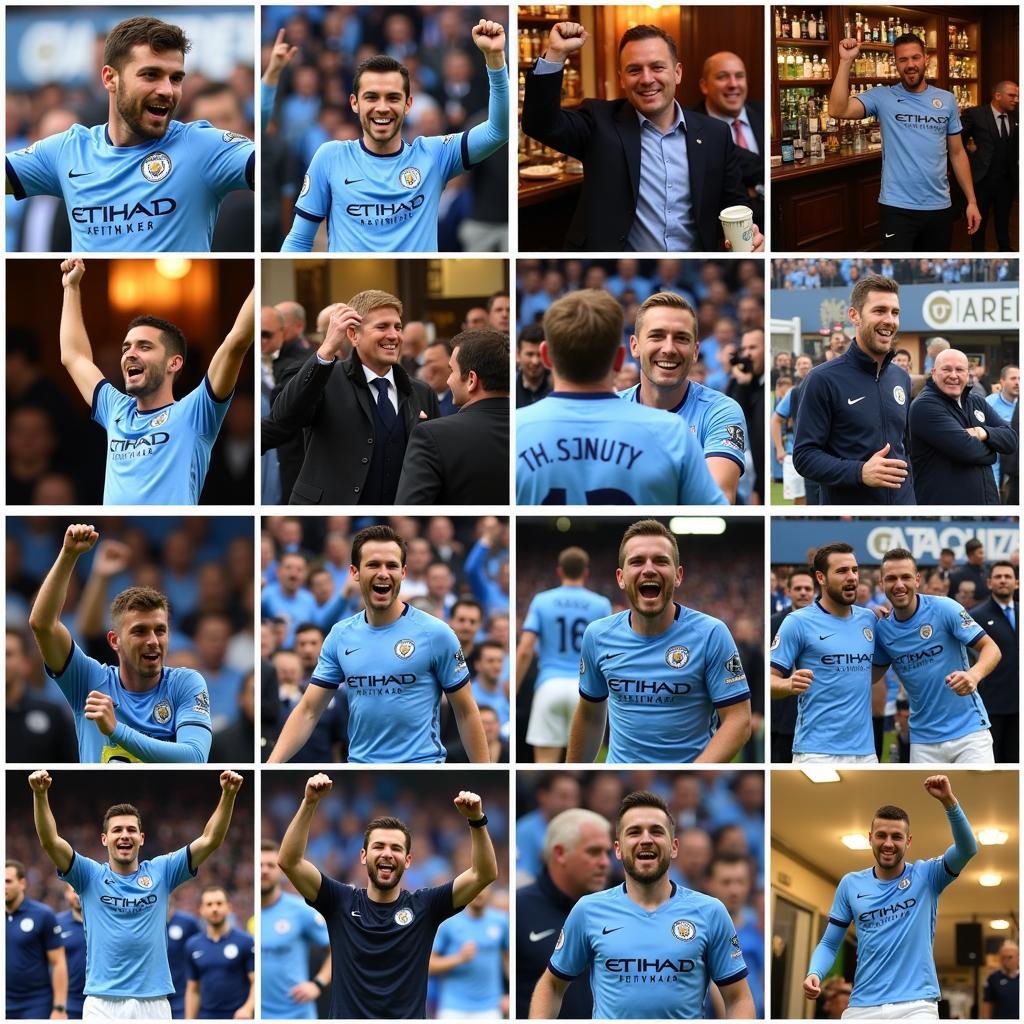 Man City Fan Celebrations Around the World