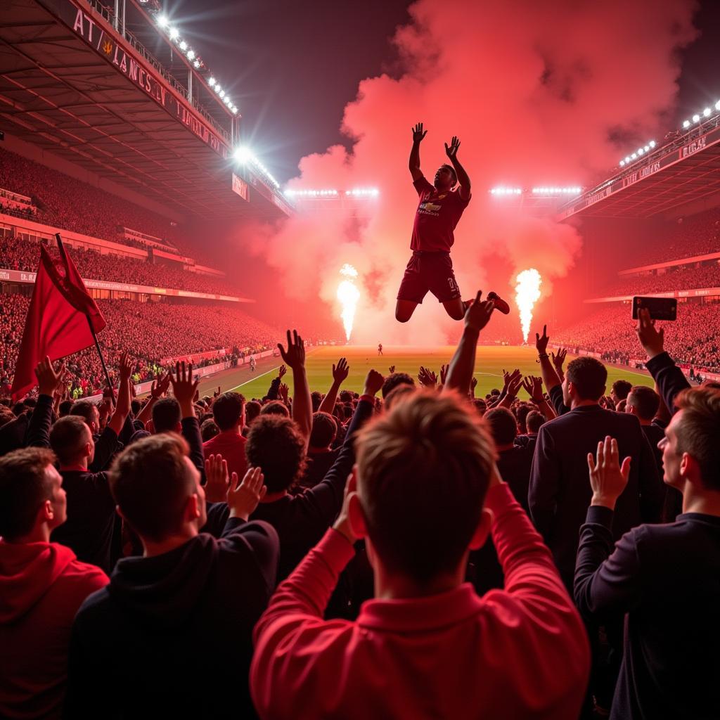 Manchester United Fans at Old Trafford