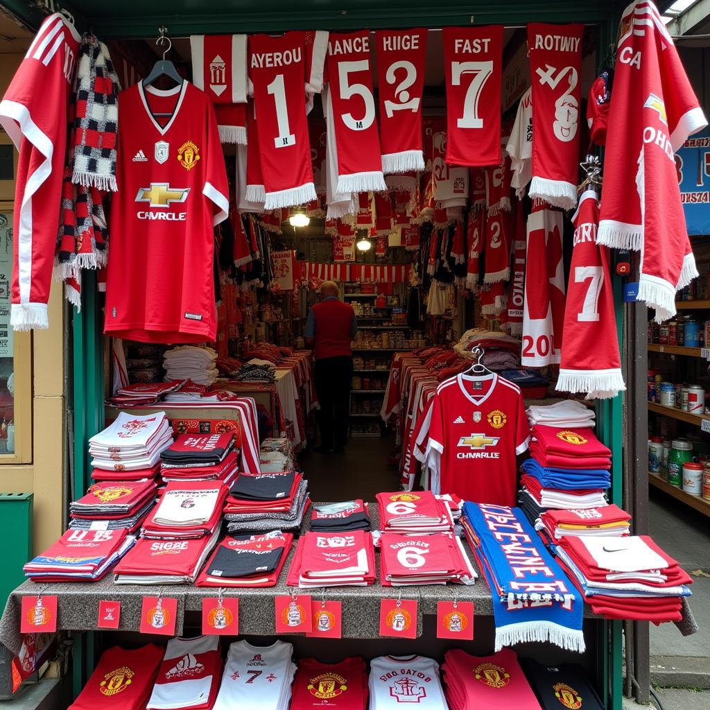 Manchester United Merchandise in Sai Gon Market