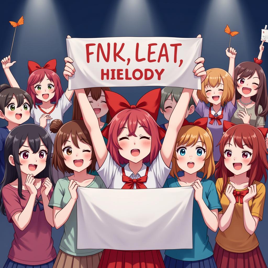 Melody fans celebrating the new surprise gift