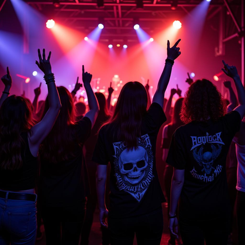 Metal fans gathering in Ho Chi Minh City