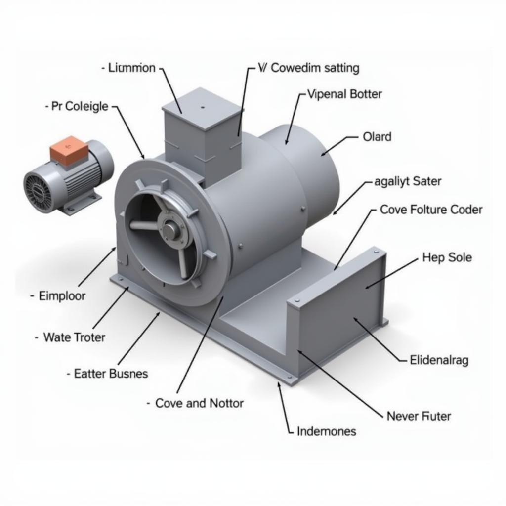 Key Components of a Mitsubishi Coal Broom Ventilating Fan