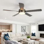 Modern 68 Inch Ceiling Fan with LED Light