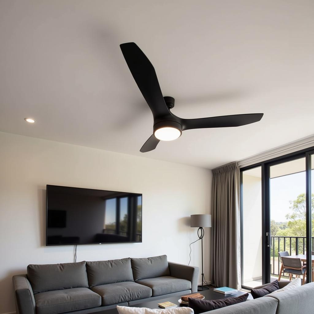 Modern Ceiling Fan in a Sydney Apartment