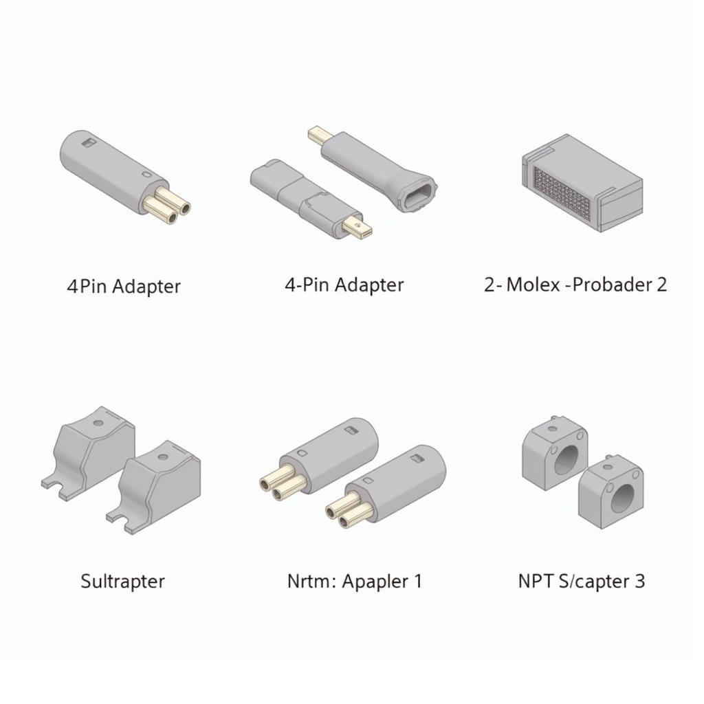 Molex to 4-Pin Adapters and Splitters