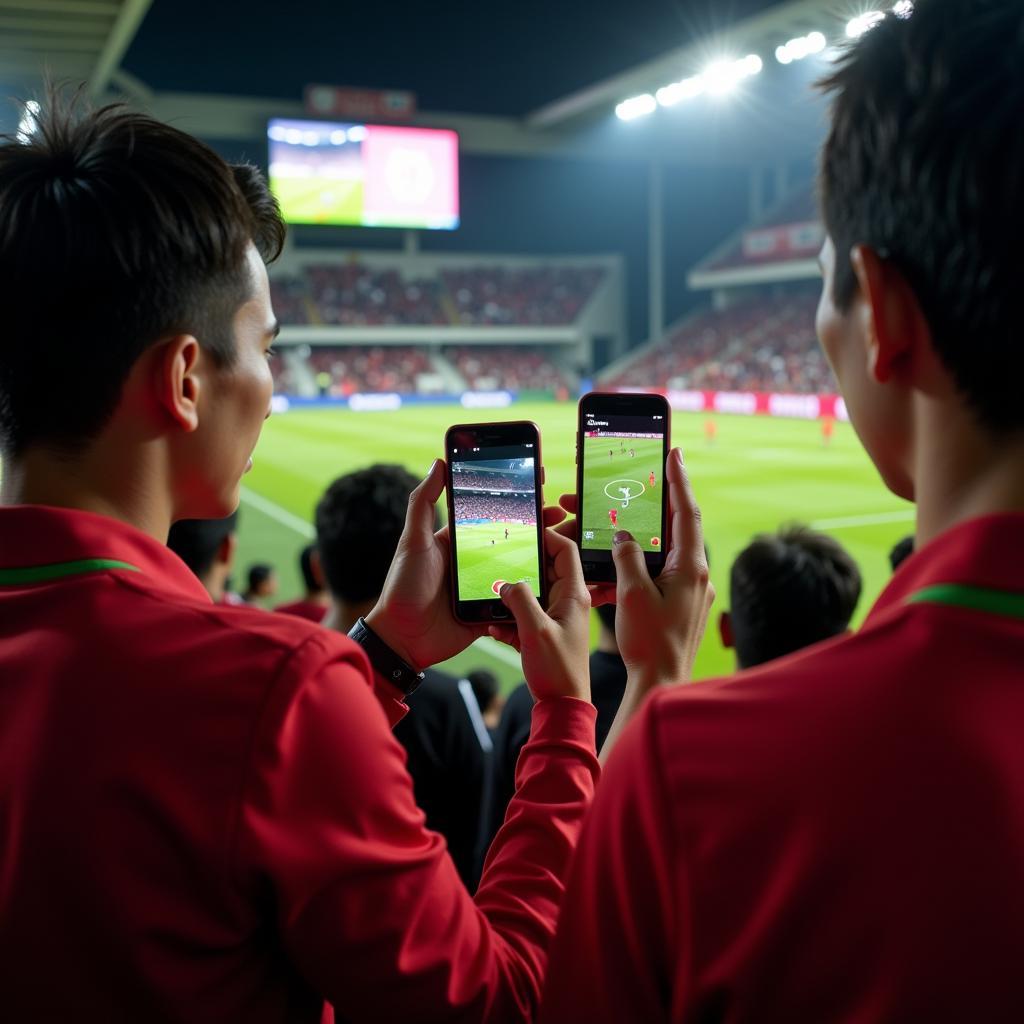 Motorola Phones Connecting Vietnamese Football Fans