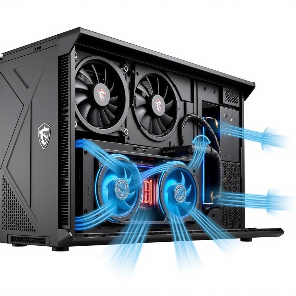 MSI Laptop Fan Cooling System