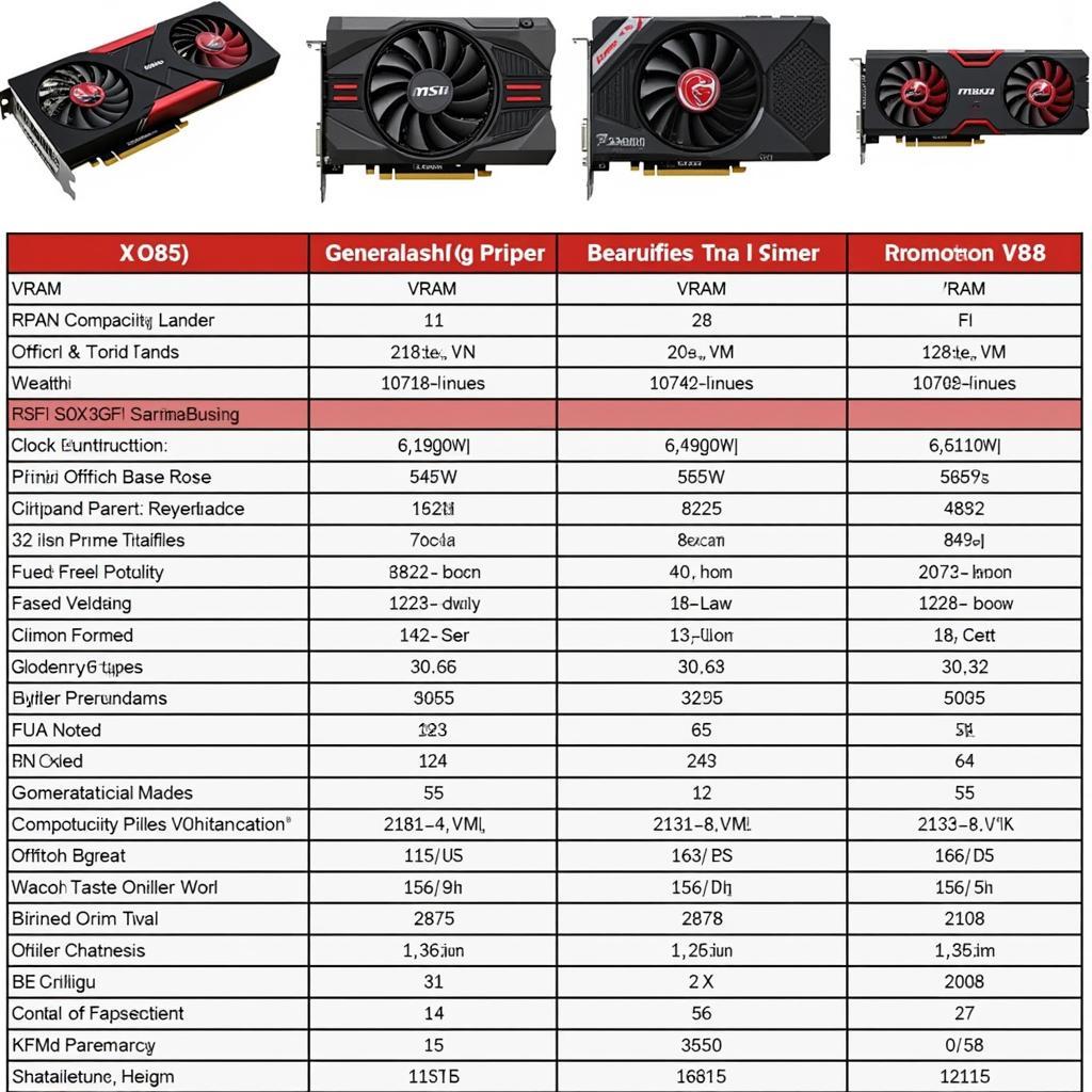 MSI RX 580 8G Gaming X 2 Fan Comparison Chart