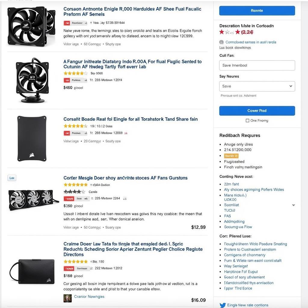 Online Platforms for Selling Corsair AF Fans