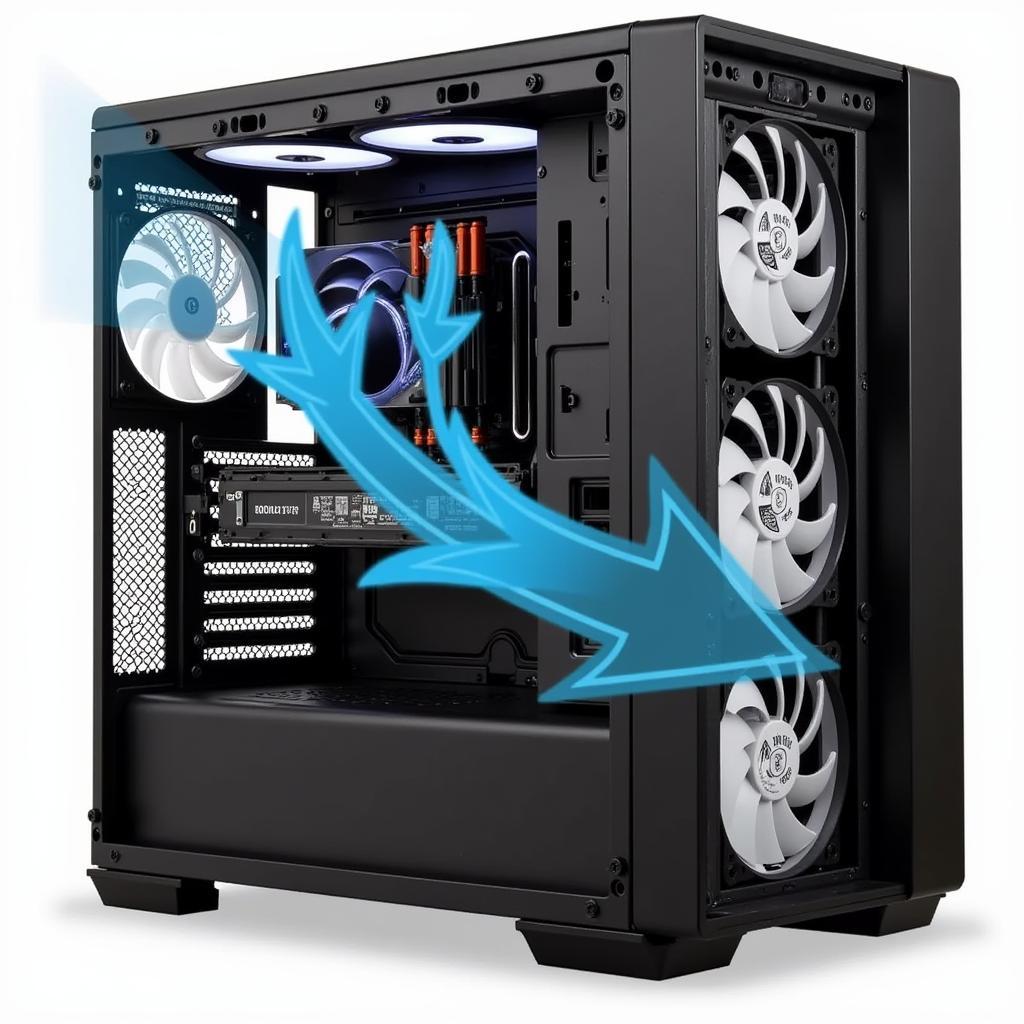 Optimal Case Fan Configuration for Airflow