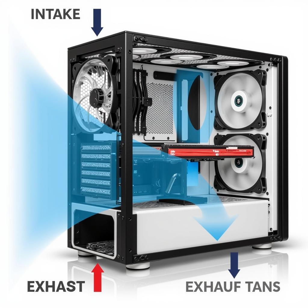 Optimal PC Case Fan Placement