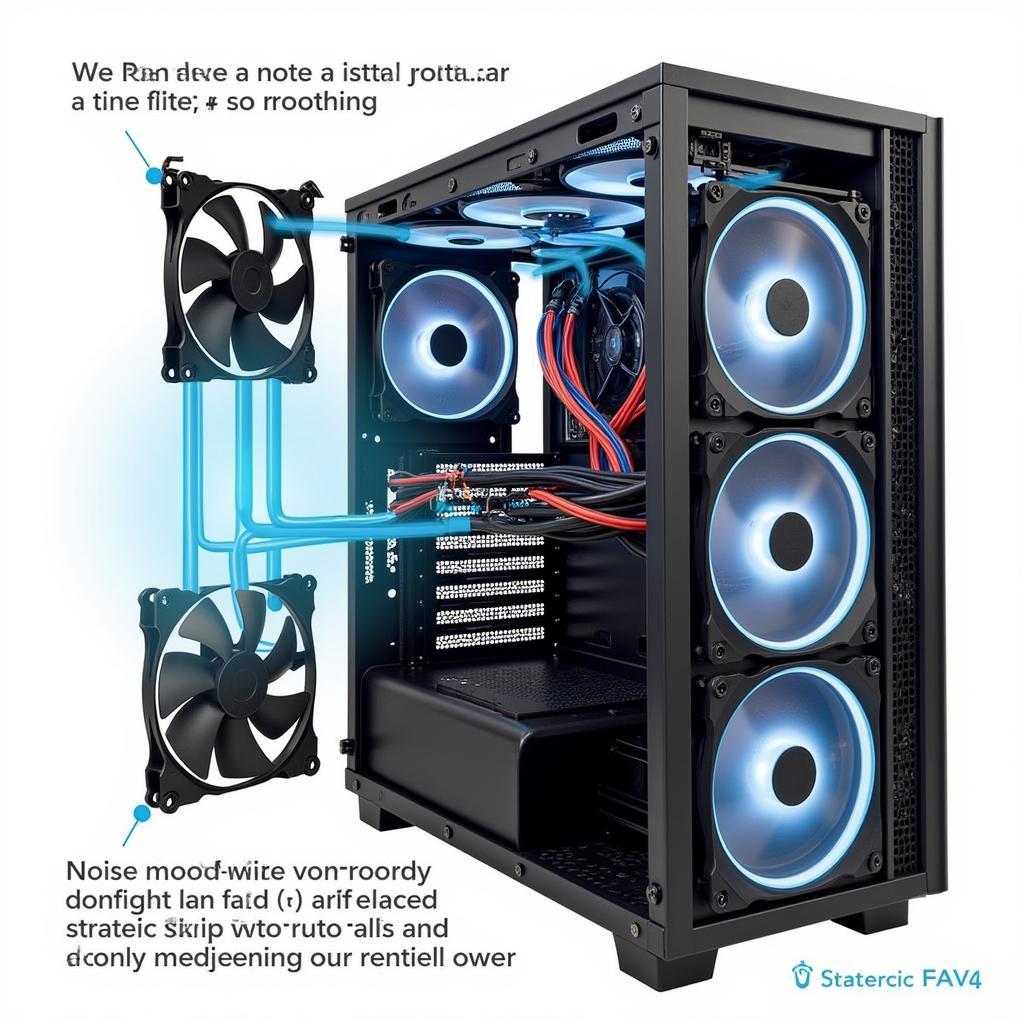 PC Case and Airflow Management for a Fan Be Quiet Build