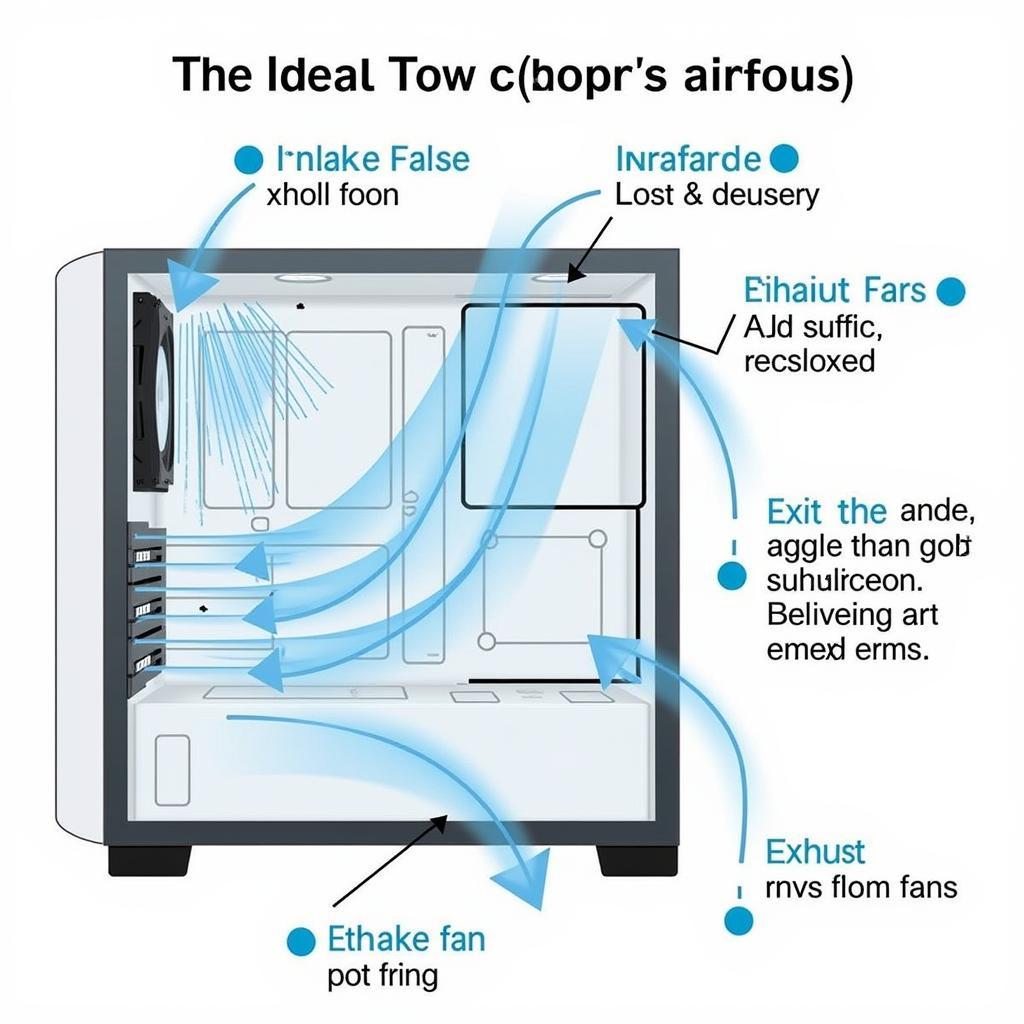 PC Case Fan Airflow Diagram