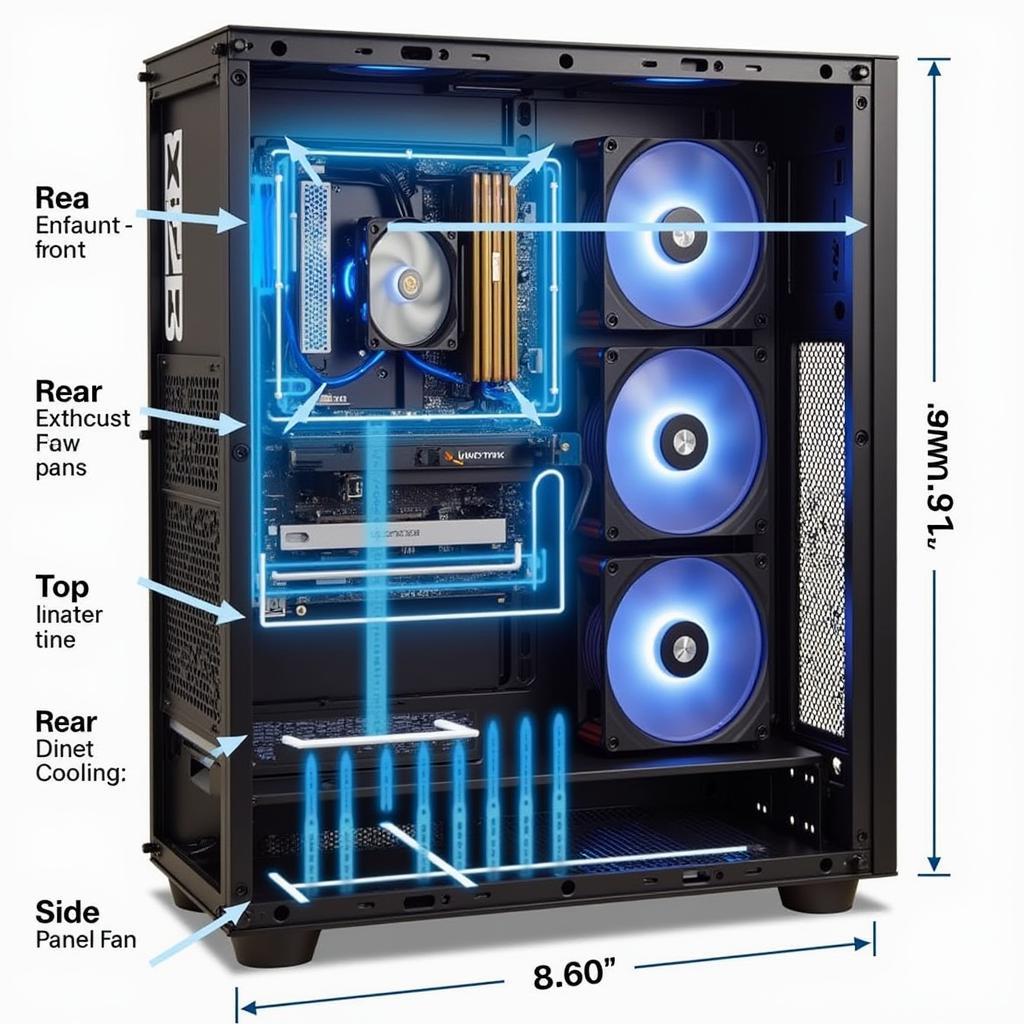 Optimizing PC Case Fan Placement