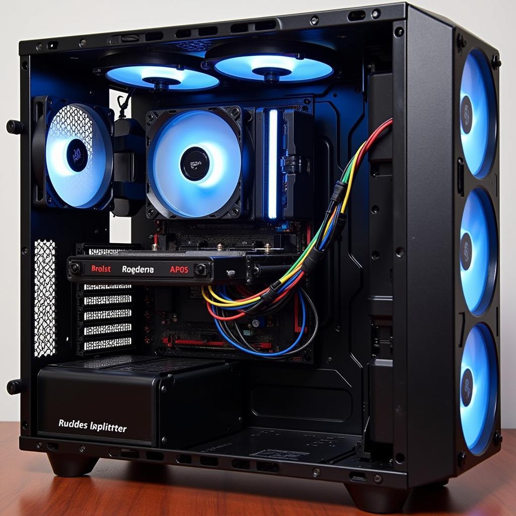 PC Case with Optimized Cooling Using a Molex Splitter