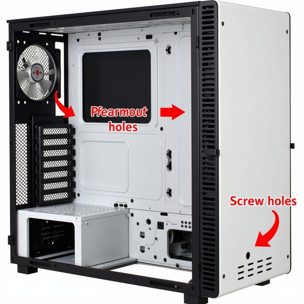 Preparing PC Case for Fan Installation