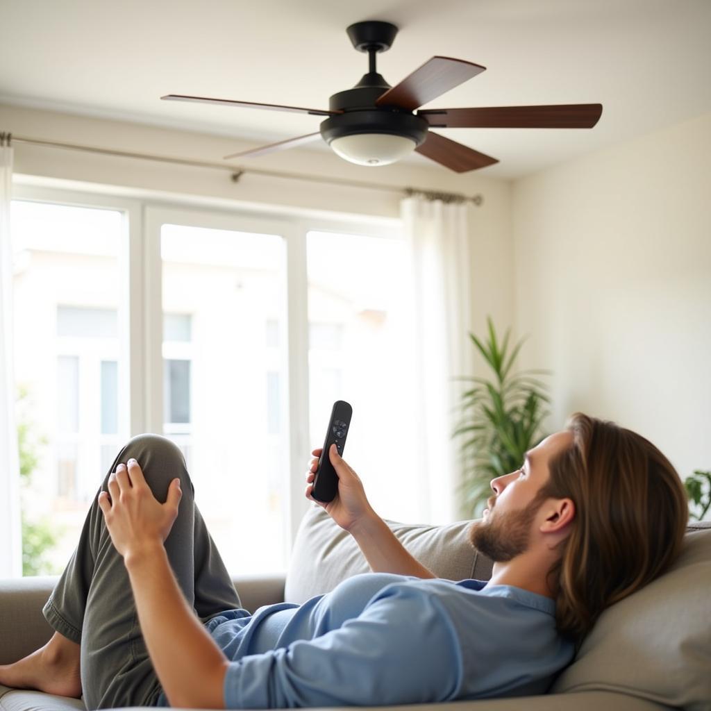 Remote Control Ceiling Fan Convenience