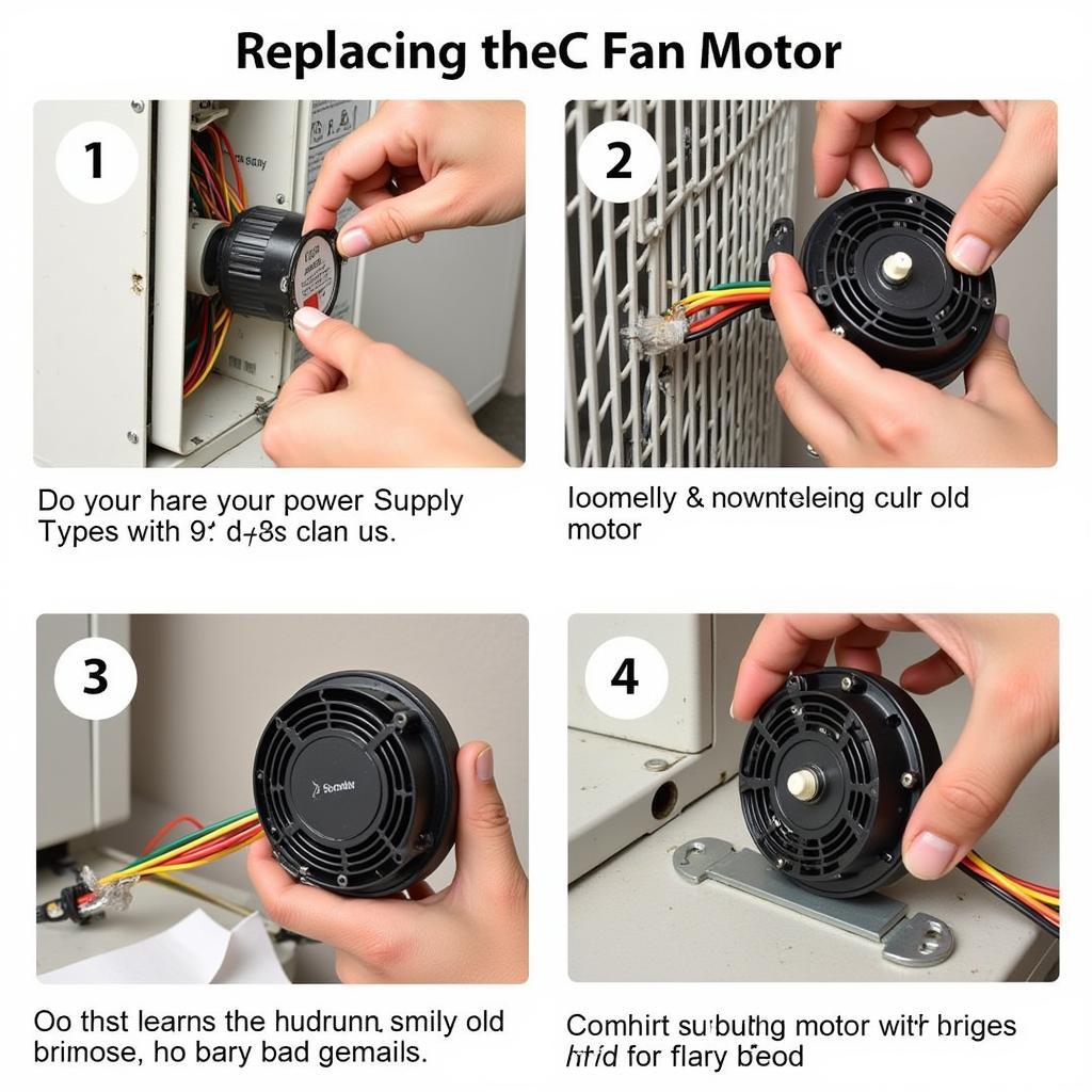 Replacing an AC Fan Motor