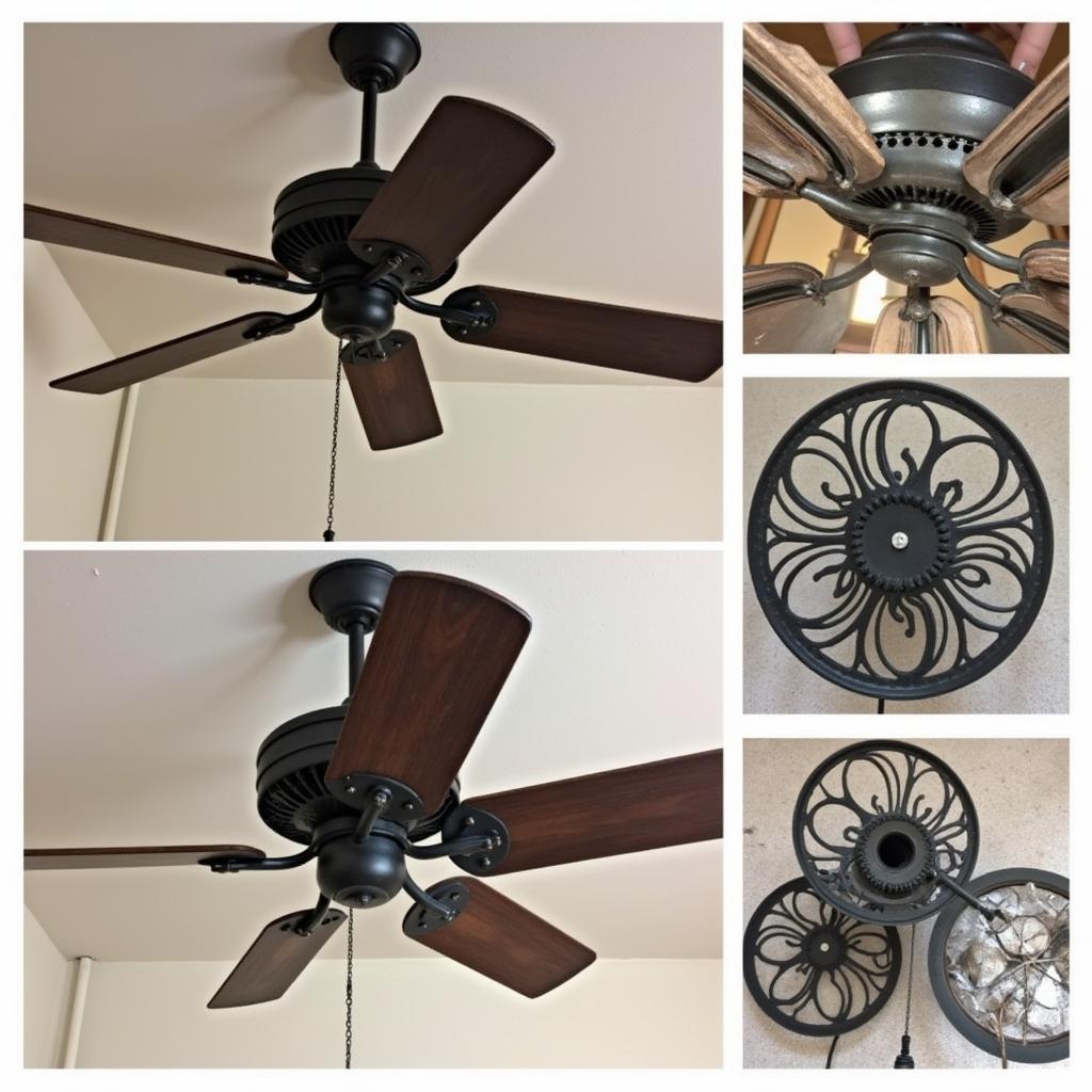 Restoring an Antique Cast Iron Ceiling Fan