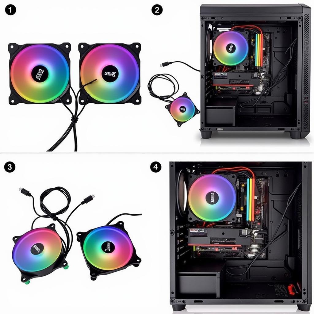 Installing a 3-Pack of RGB Fans