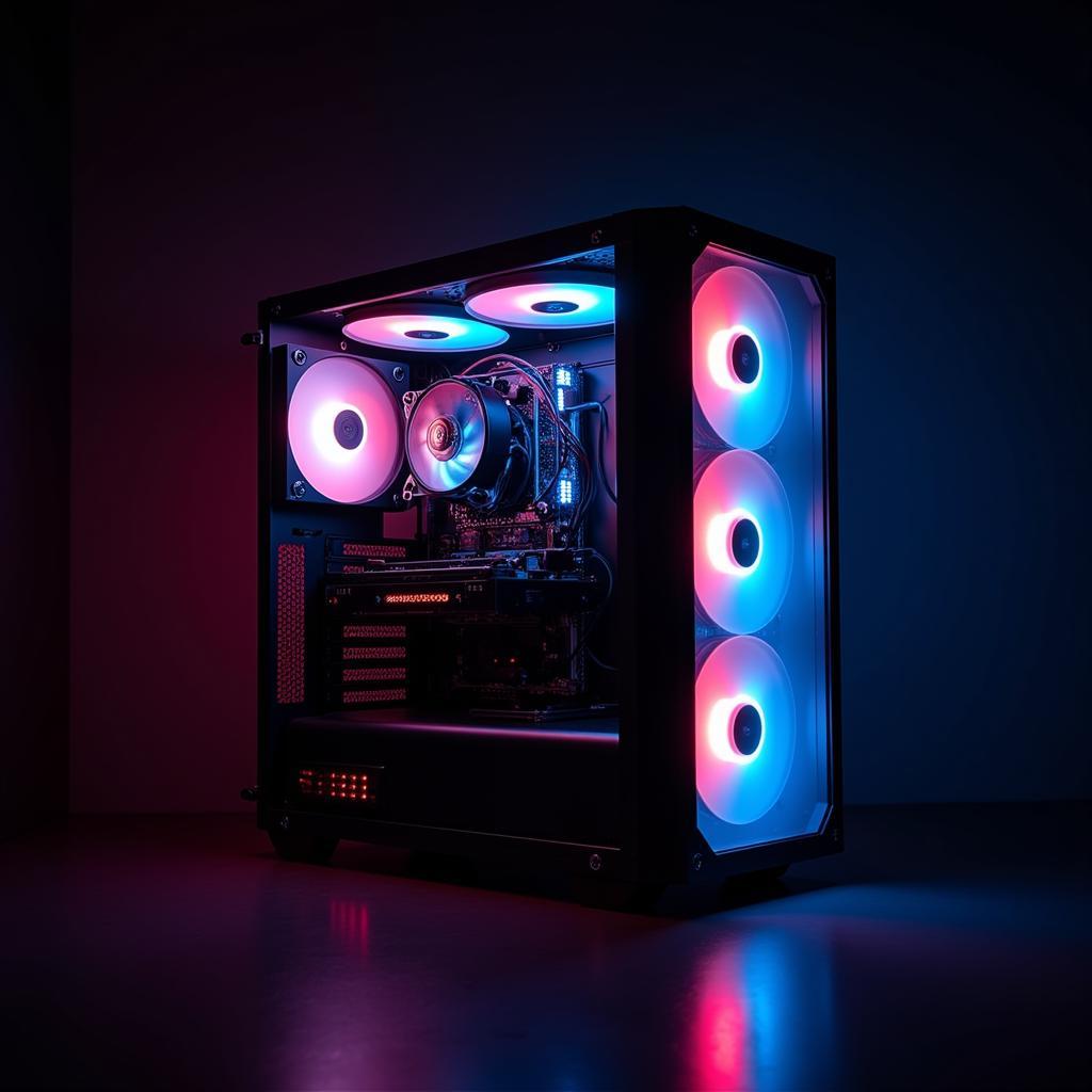 RGB Fan LED PC Setup in Da Nang