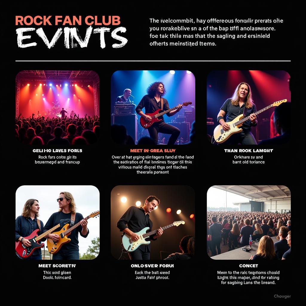 Rock Fan Club Events