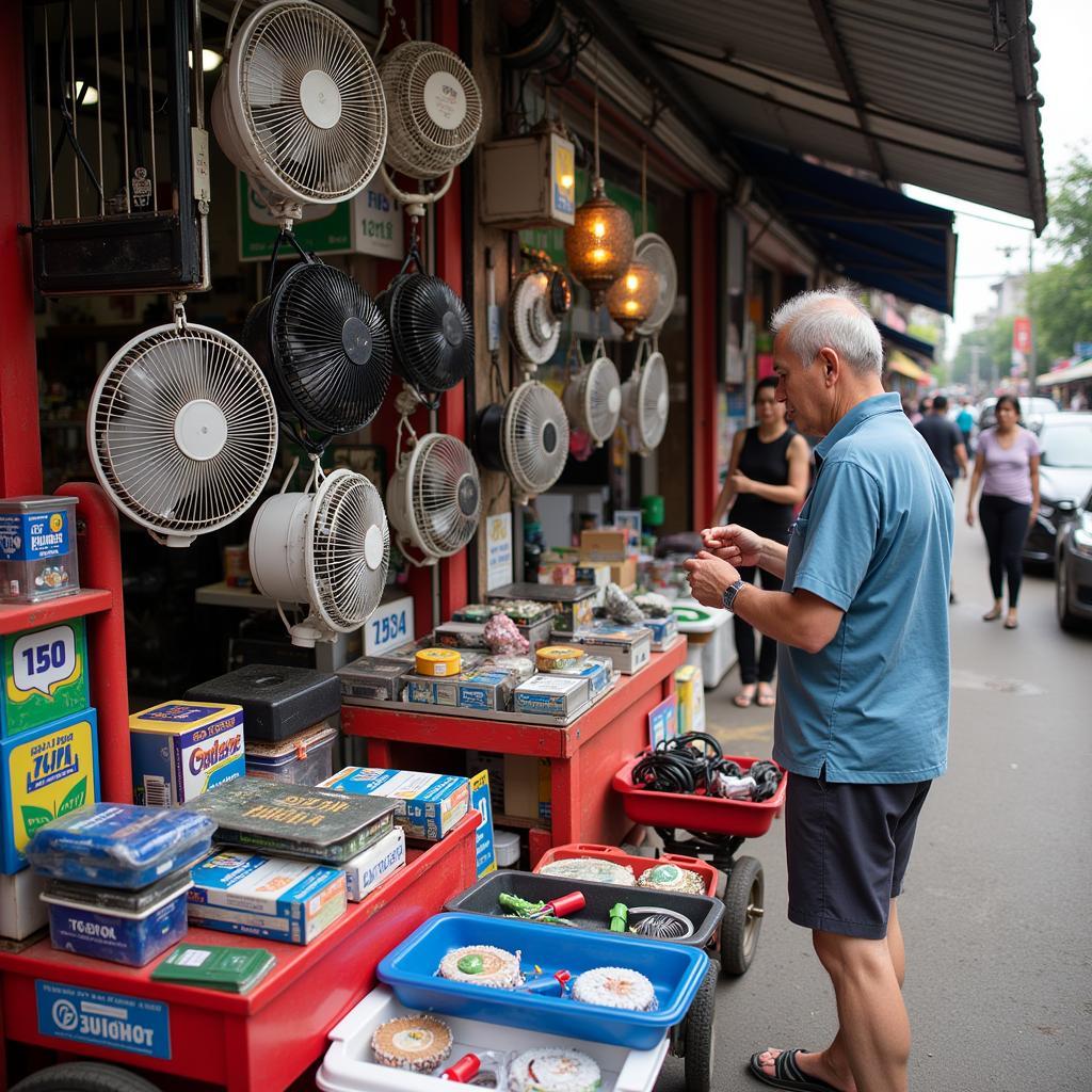 Saigon Car Accessories Market - Finding 12 Volt Car Fans