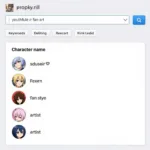 Searching for Anime Fan Art Using Online Resources