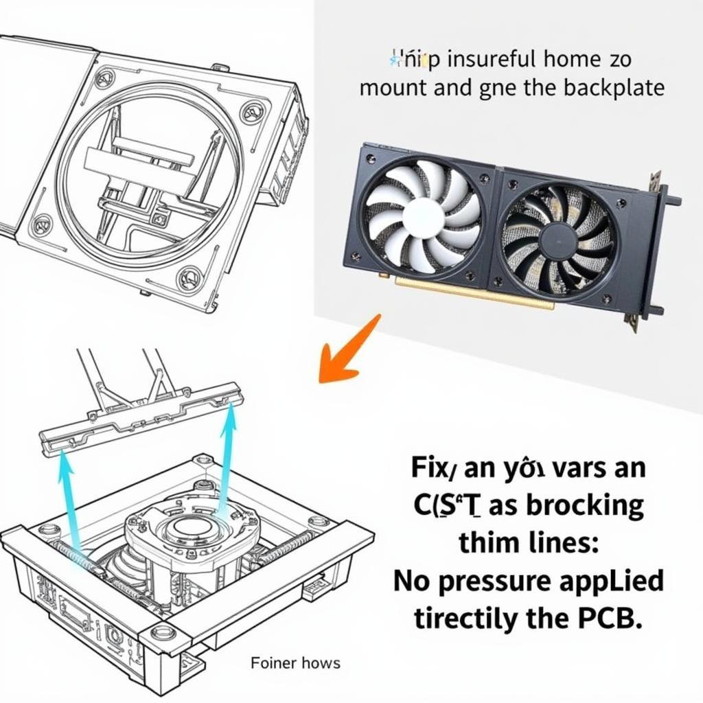 Securely Mounting a CPU Fan on a VGA