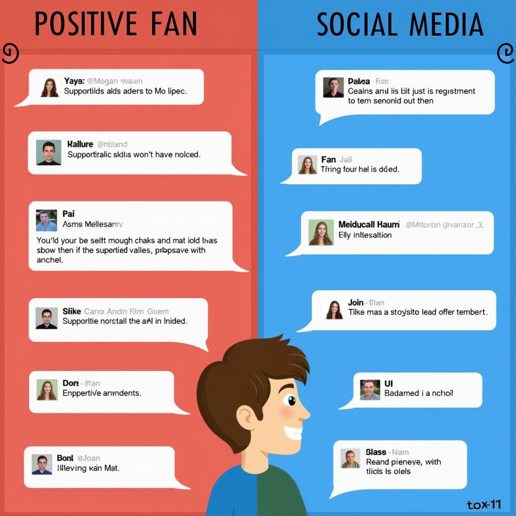 Illustrates how social media influences the fan-idol dynamic, showcasing the potential for both positive and negative interactions.