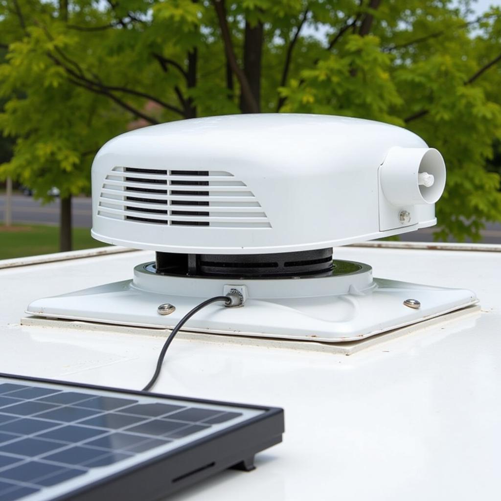 Solar Powered RV Vent Fan