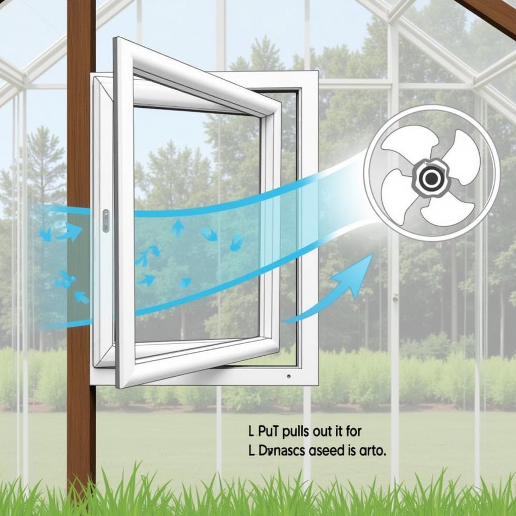 Suck Fan Greenhouse Ventilation