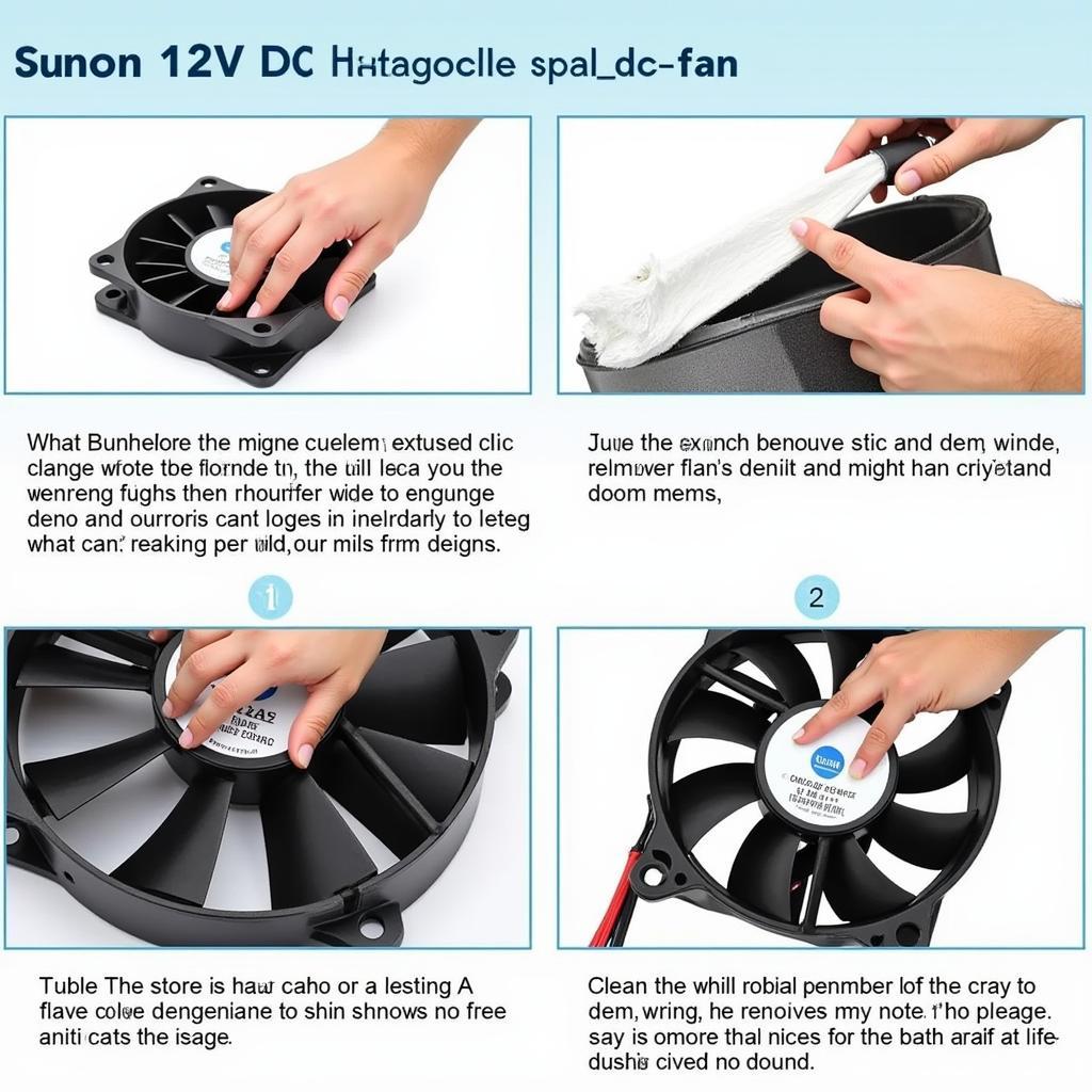 Sunon 12V DC Fan Maintenance