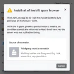 Using Third-Party Browser Extensions with Caution