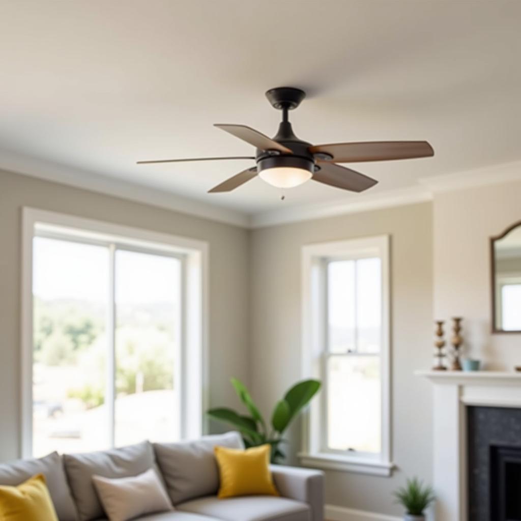 Three Blade Fan in a Home Environment