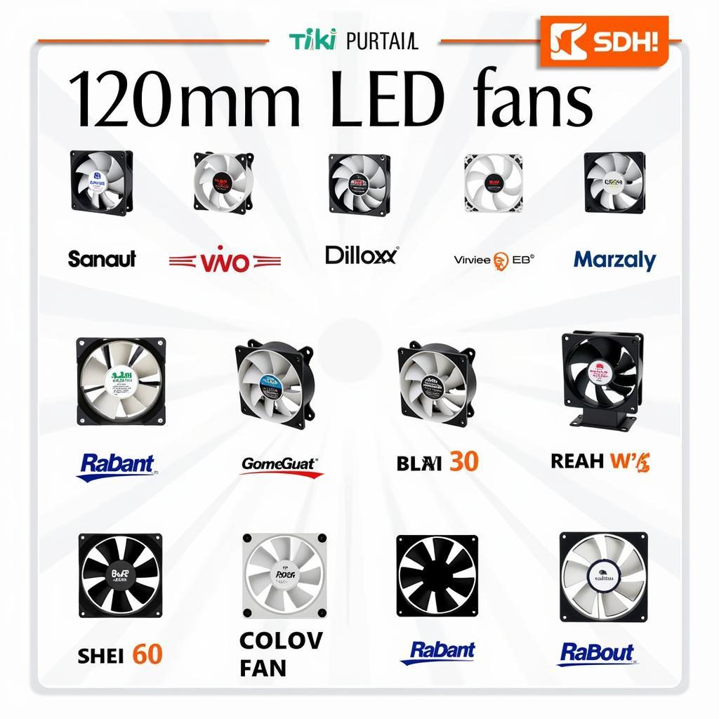 Wide selection of fan LED 120mm on Tiki