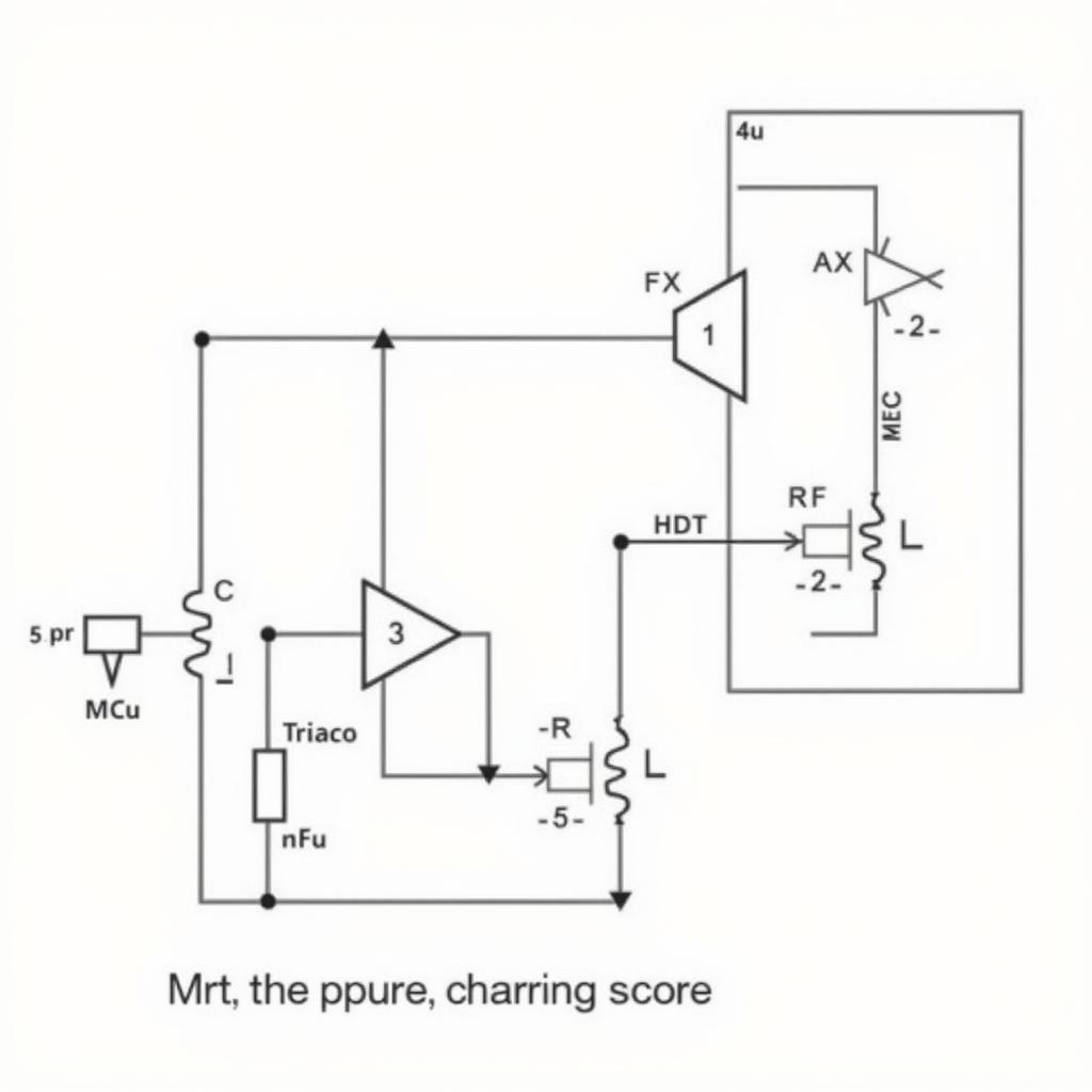 Triac MCU Dimmer Circuit Diagram