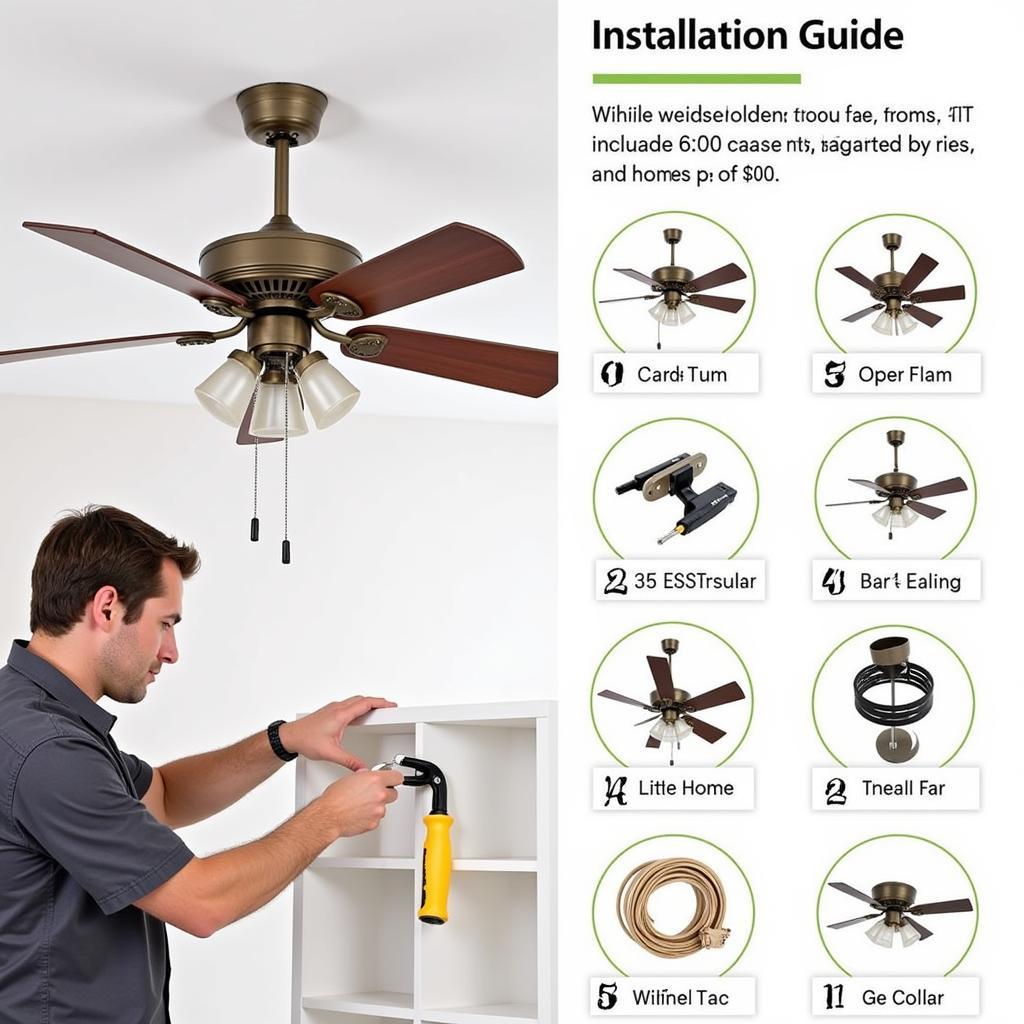 Trinity Ceiling Fan Installation Guide