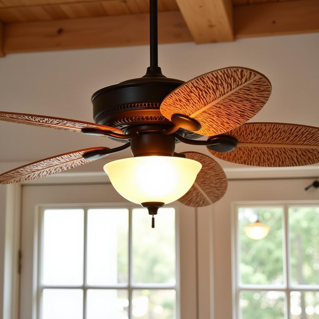 Tropical Leaf Ceiling Fan at Walmart