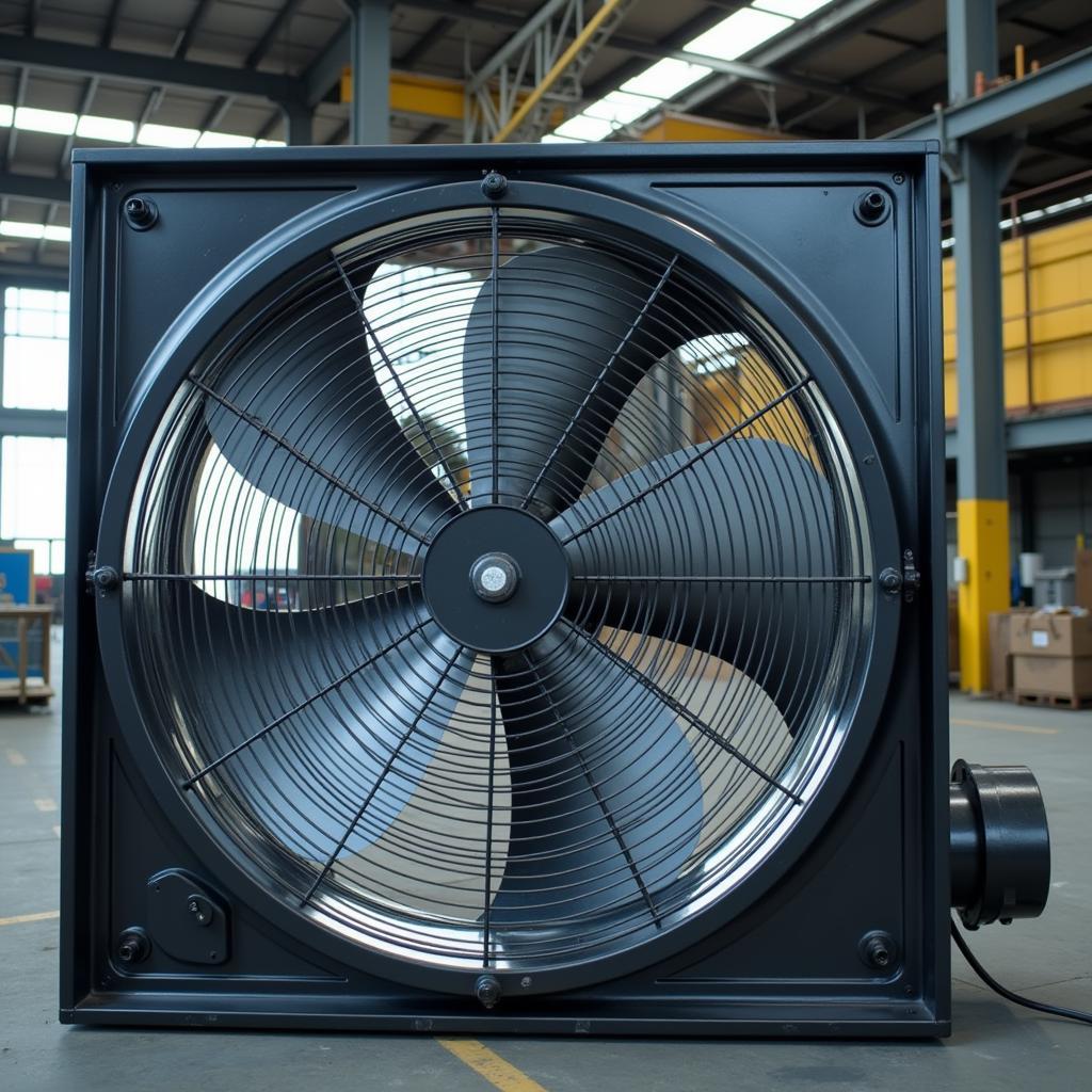 Two Blade Fan in Industrial Setting