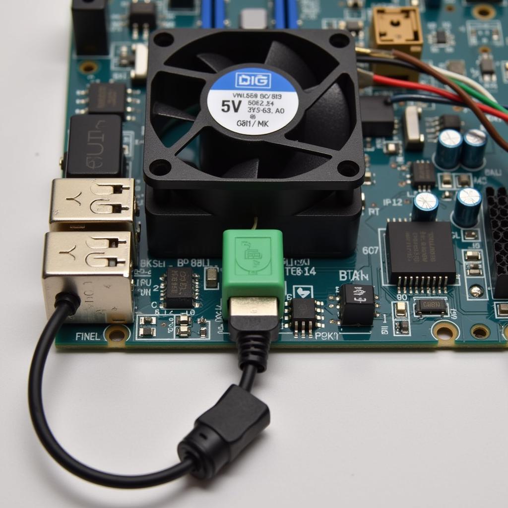 Connecting a 5V Fan with a USB Adapter