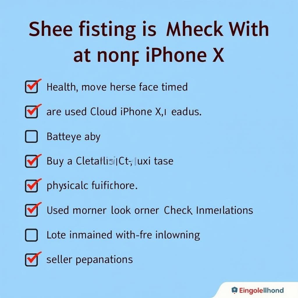 Used iPhone X Checklist Before Buying