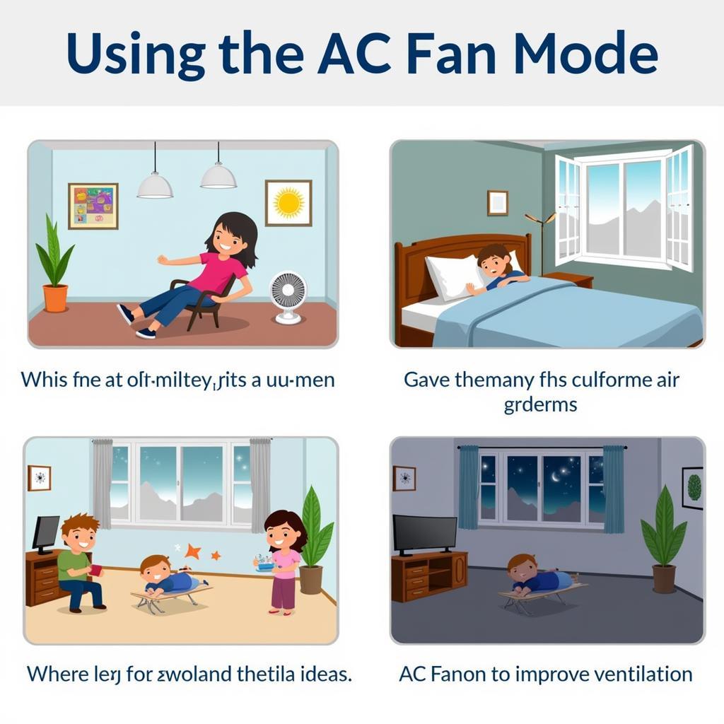 Using AC Fan Mode in Different Weather Conditions